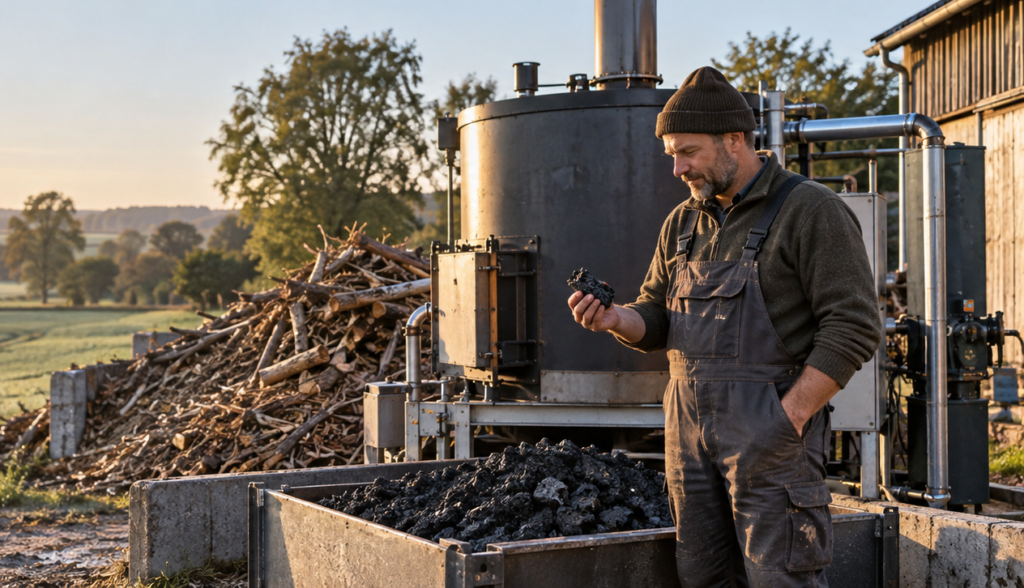 Pyrolyse og biokul