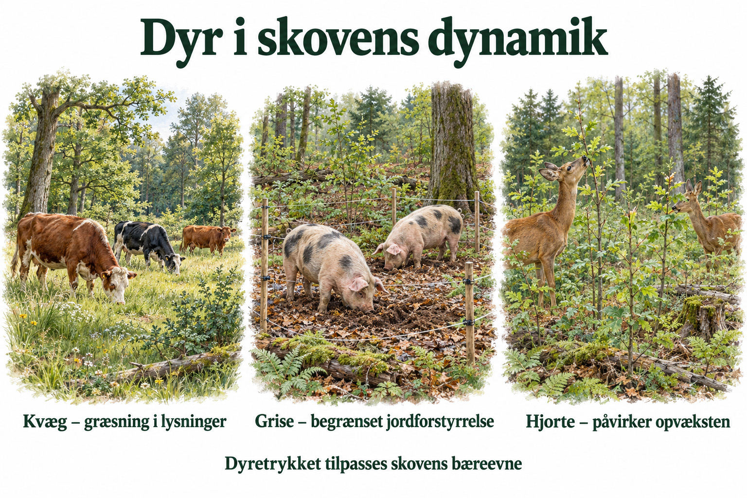 Dyr i skovens dynamik lille