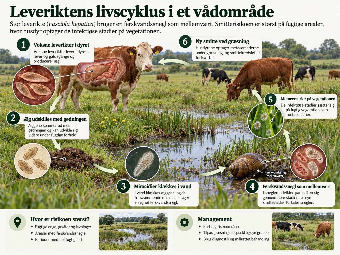 Leveriktens livscyklus i vådområdet