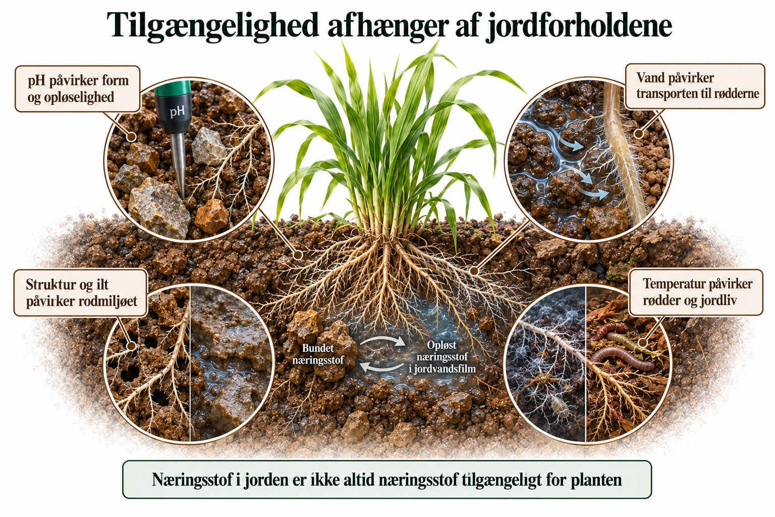 Tilgængelighed afhænger af jordforholdene
