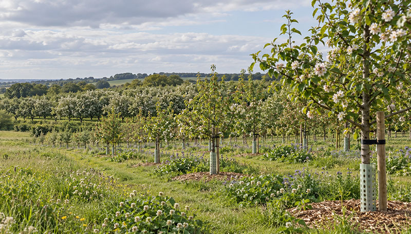 Design og etablering af frugtplantager